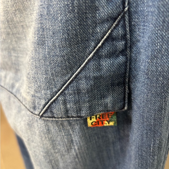 Freecity Women's Relaxed Blue Jeans - Picture 8 of 11